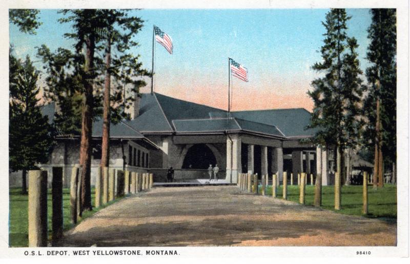 OSL Depot, Yellowstone National Park, 1898-1902