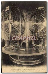 Old Postcard Penmarch Lighthouse Lantern d & # 39un flagship L & # & # 39ecla...