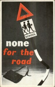 Social History Alcoholism Total Abstinence Drunk Driving Notice Postcard