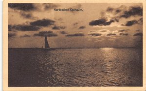 L311 Germany Nordseebad Cuxhaven Boat Sea vintage postcard