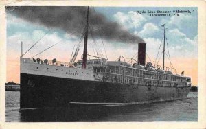 Steamer Mohawk Clyde Line Jacksonville Florida 1920s postcard