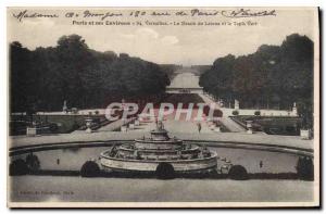 Old Postcard Paris and its Environs Versailles Latona fountain and the Green ...