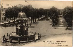 CPA AMBERT - La Fontaine des Allées avec ses Grandes Eaux (221473)