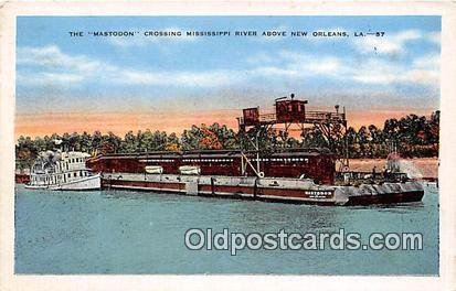 Mastodon, Mississippi River New Orleans, LA USA Ship 1948 