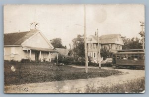 PENNSYLVANIA SCENE ANTIQUE REAL PHOTO POSTCARD RPPC RURAL FREE DELIVERY R.F.D.