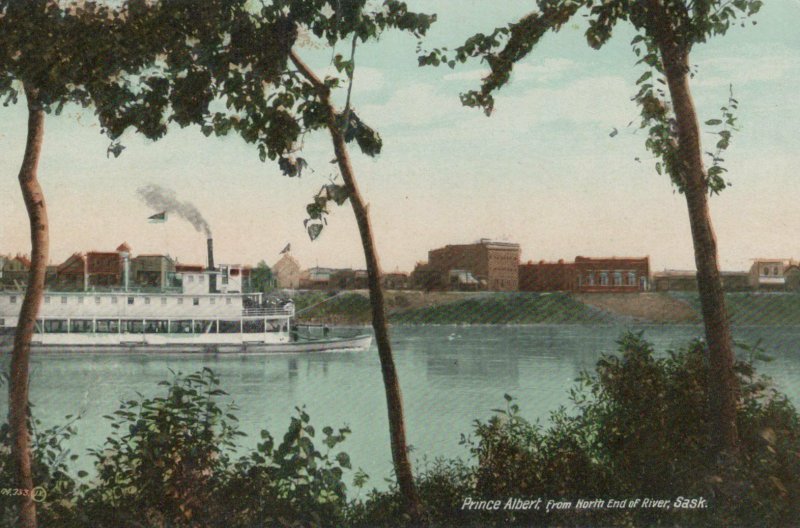 Canada Postcard - Prince Albert From North End of River, Sask  T10445