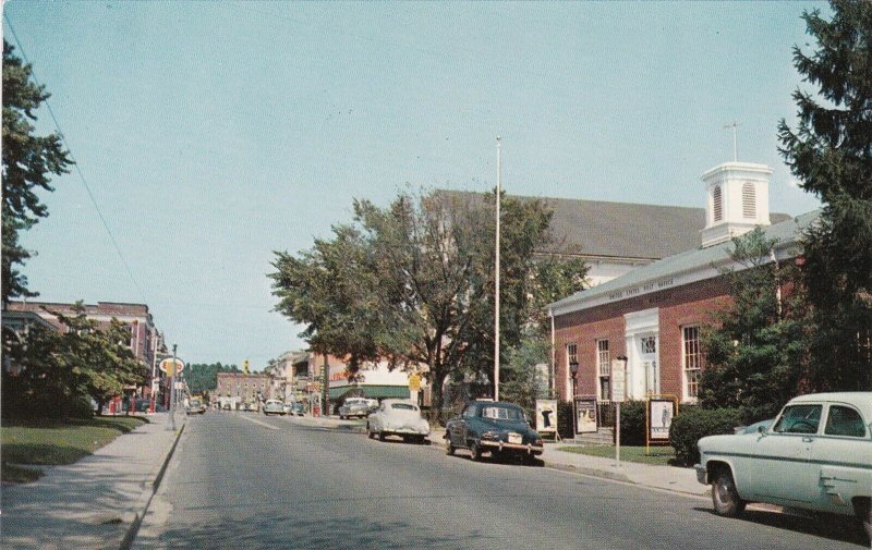 Maryland Pocomoke City Market Street Business District Showing Post Office s6849