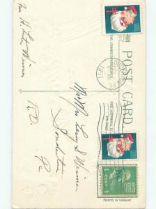 Divided-Back CHRISTMAS SCENE Great Postcard W8954