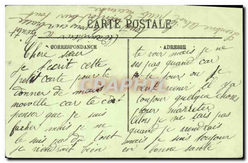 Old Postcard Paris Le Sacre Coeur