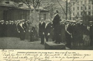 sweden, STOCKHOLM, Tekniska Högskolan, Technical School (1903) Postcard