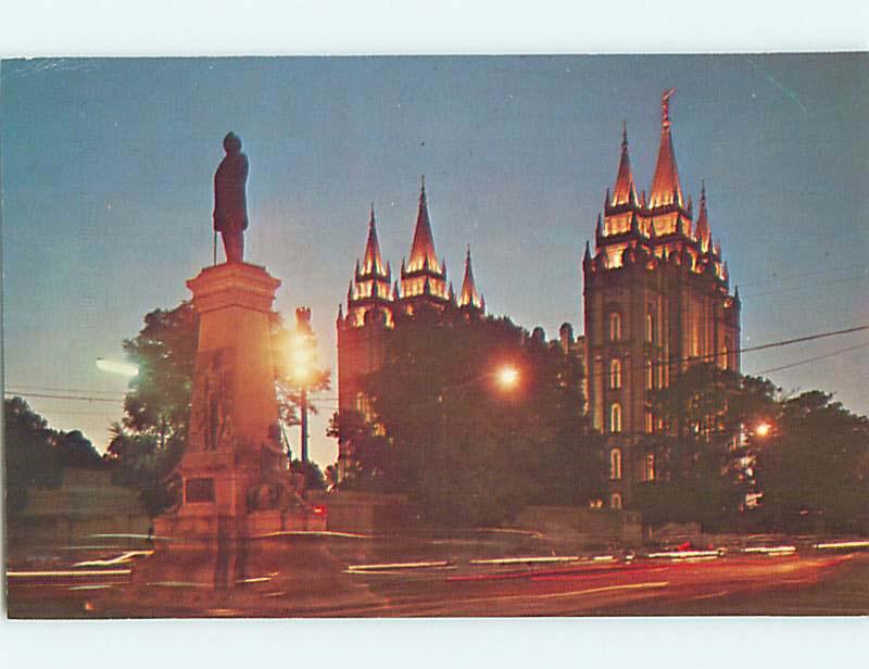 Unused Pre-1980 CHURCH SCENE Salt Lake City Utah UT p3142