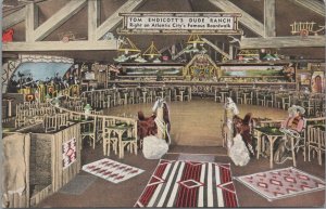 Postcard Tom Endicott's Dude Ranch Atlantic City Famous Boardwalk NJ