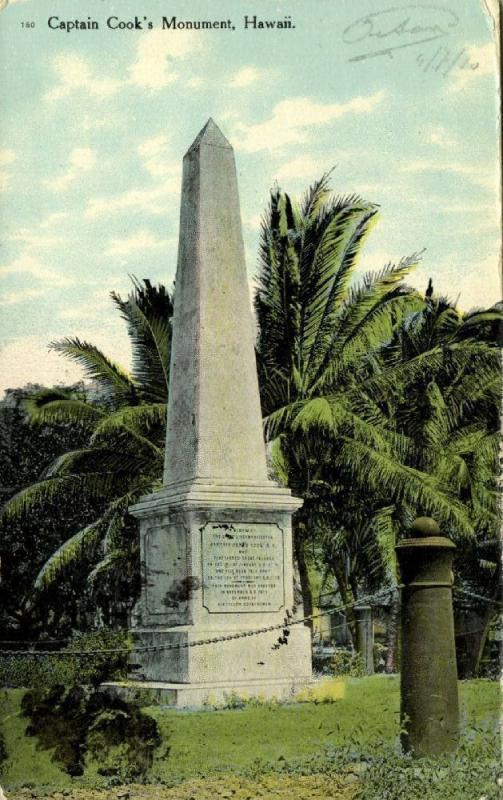 hawaii, Kealakekua Bay, Captain Cook's Monument (1910) Stamps