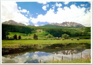 Postcard - Gore Range reflections, Colorado