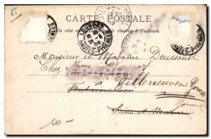 Old Postcard Lourdes Rosary Basilica and side view