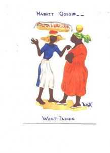 Two Black Women, Market Gossip, West Indies