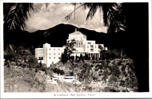 Real Photo Postcard Arrowhead Hot Springs Hotel, California San Bernardino