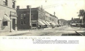 Reed Street, North Side of Square - Red Oak, Iowa IA