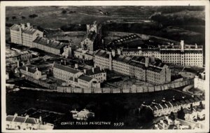 Vintage RPPC Princetown Devon Convict Prison Air View Real Photo