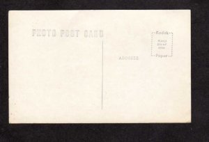 RI Dutemple School Cranston Rhode Island Real Photo RPPC Postcard Light Creases