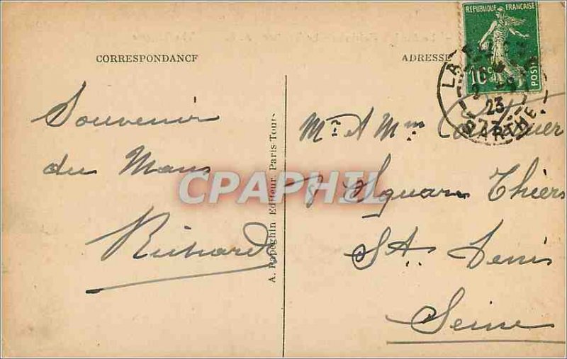 Old Postcard Le Mans Sarthe Theater