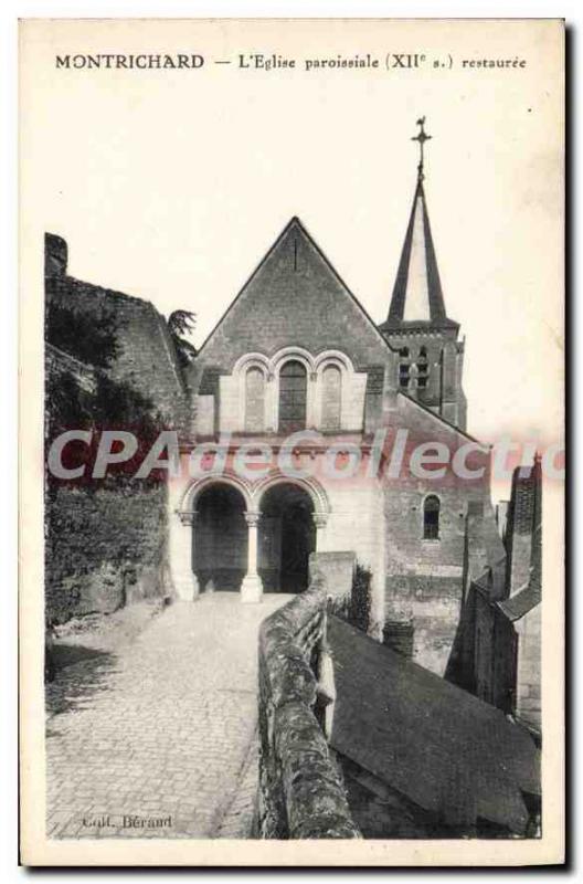 Postcard Montrichard Old Parish Church