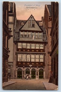 Hesse Germany Postcard Frankfurt am Main Rothschild House 1914 Posted