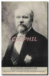 Old Postcard Raymond Poincare President of the Republic