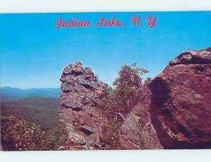 Pre-1980 ADIRONDACKS Indian & Long & Durant & Blue Mountain Lake NY AD3356