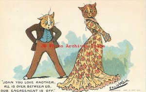 6 Postcards Set, Louis Wain, Davidson Bros No 6901, Anthropomorphic Cats 