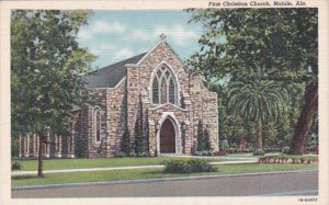 Alabama Mobile First Christian Church Curteich