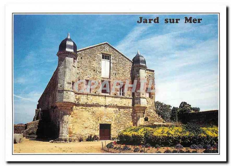 Postcard Modern Jard sur Mer Vendee Abbey Place God