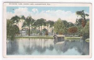 Riverside Park North Lake Jacksonville Florida 1921 postcard