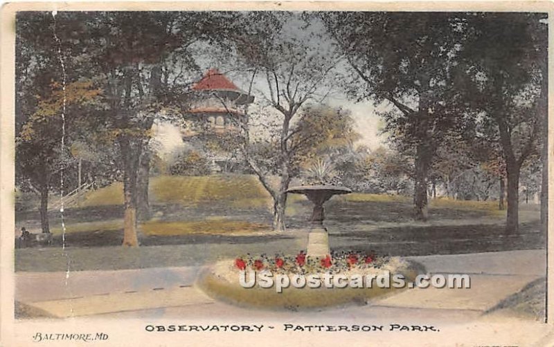 Observatory, Patterson Park in Baltimore, Maryland