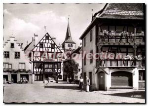 Modern Postcard Turckheim Place Turenne