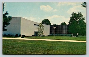 Fine Arts Center Evansville College in Indiana Vintage Postcard 0909