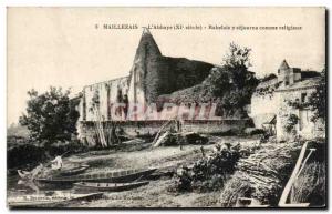 Old Postcard The Abbey Maillezais (XI Century) Rabelais stayed there as relig...