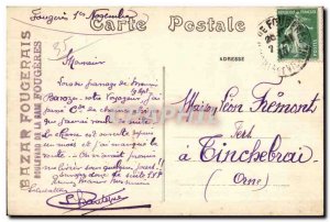 Old Postcard Fougeres (I and V) Le Vieux Chateau Party of North Coast rampart...