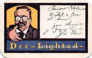 Dee Lighted President Theodore Roosevelt 1906 trimmed corners