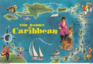 Caribbean , 1950-70s ; Map