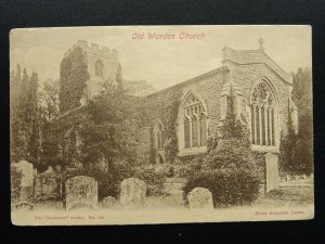 Bedfordshire OLD WARDEN St. Leonard Church - Old Postcard by Anderson