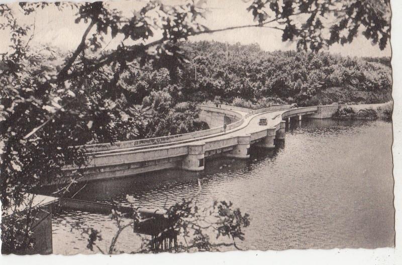 BF16912 gorges de la dordogne le lac et le barrage de la france front/back image