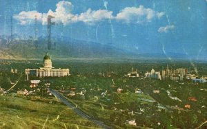 Postcard 1958 Denominated By The Imposing State Capitol Salt Lake City Utah UT