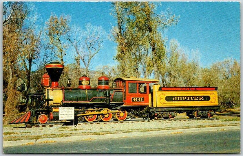 Silverton / Durango Colorado Postcard "Narrow Gauge Railroad Engine