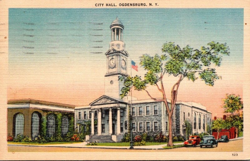 New York Ogdensburg City Hall 1947