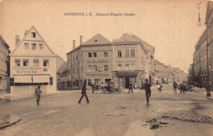 BAYREUTH GERMANY RICHARD WAGNER STRASSE-STOREFRONTS-BOCKEREI~PHOTO POSTCARD