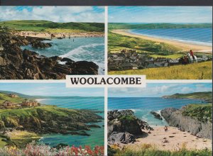 Devon Postcard - Views of Woolacombe     LC5815