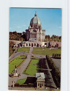 Postcard St. Joseph's Oratory Of Mount Royal, Montreal, Canada