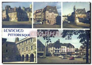 Postcard Modern Lesneven Finistere Scenic Scenic corners