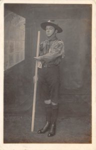 Scouts Unused real photo